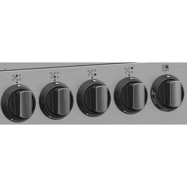Piano de cuisson électrique BEKO - 6 gaz + 1 wok - 100 cm - PF335325DX - Inox