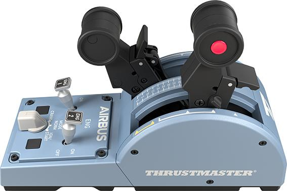 Thrustmaster TCA Quadrant Airbus Edition Noir, Bleu simulation de vol PC