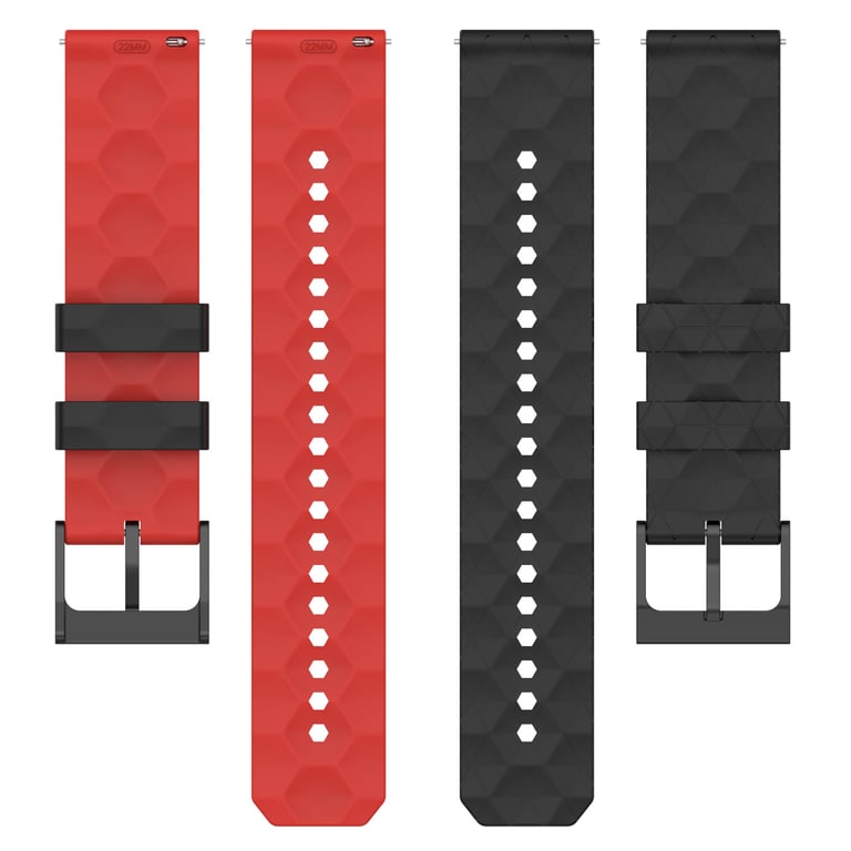 Bracelet de montre en silicone à motif de football unique pour 20 mm Neuf - vue 3