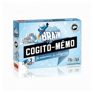Cogito Memo Juego cognitivo: desarrollo de la memoria y las emociones para niños de 3 a 6 años