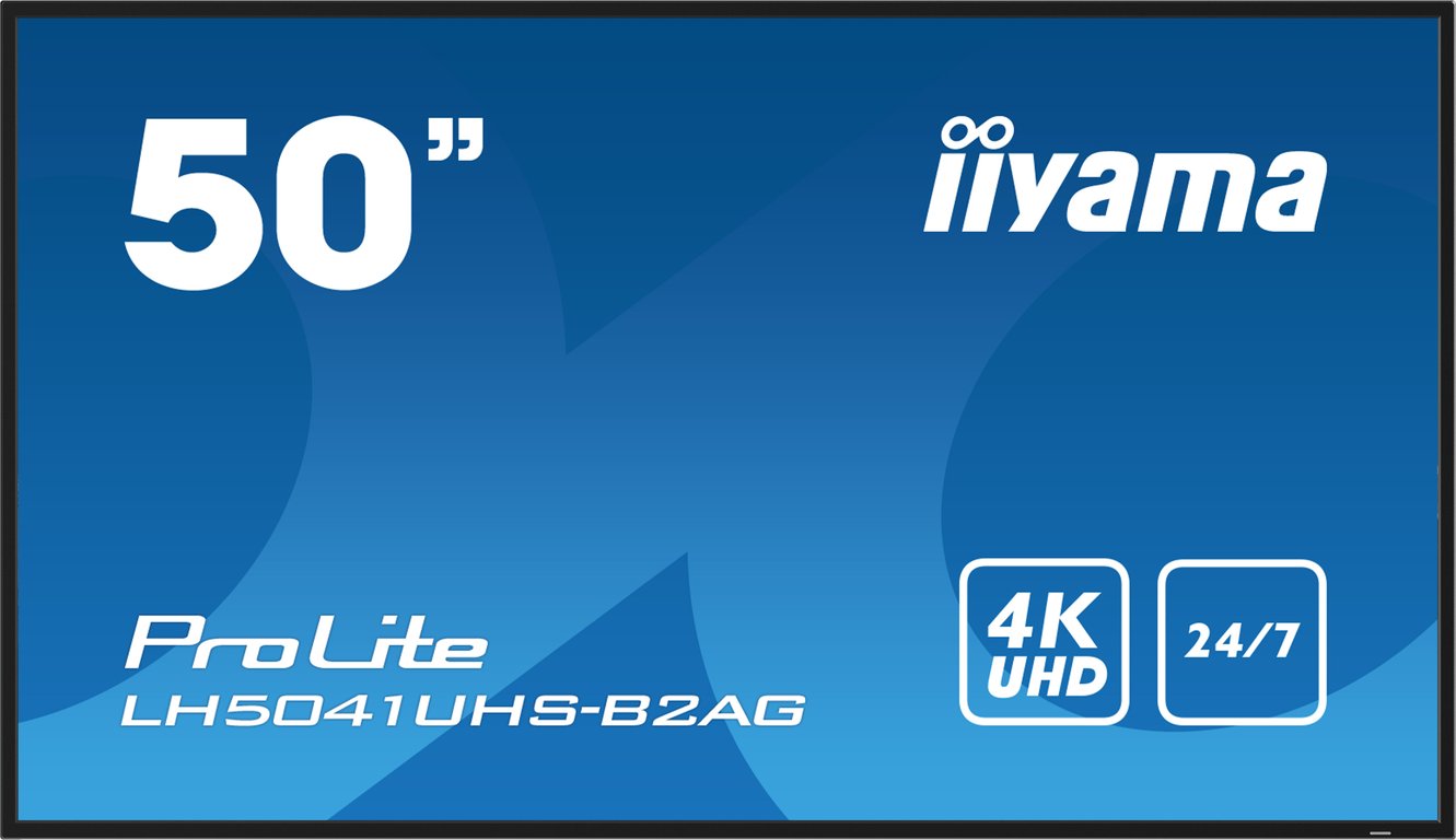 Écran LCD LED iiyama ProLite LH5041UHS B2AG 50 pouces 4K UHD Lecteur multimédia intégré - vue 5