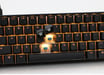 Ducky Mecha Mini teclado Juego USB Alemán Negro