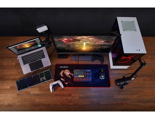 AVerMedia AX310 Mixer audio a 3 canali 10 - 20000 Hz Nero