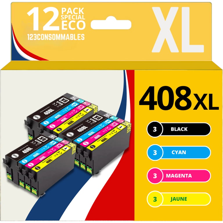 Pack compatible avec Epson 12 cartouches Neuf