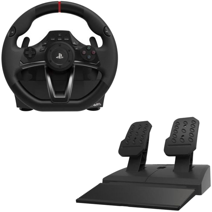 Volant de course + Pédalier Hori pour PS4