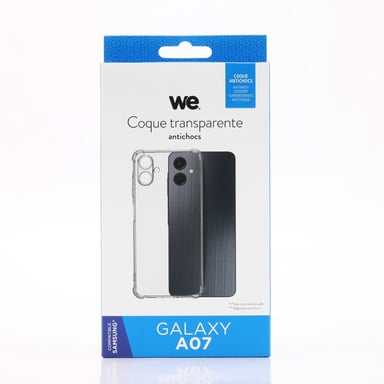 WE Coque de protection TPU SAMSUNG GALAXY A07 Transparent