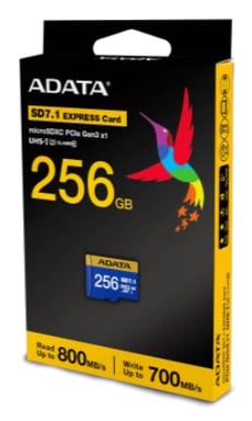 ADATA Extreme microSDXC 256GB SD7.1 Gen3x1 Switch2