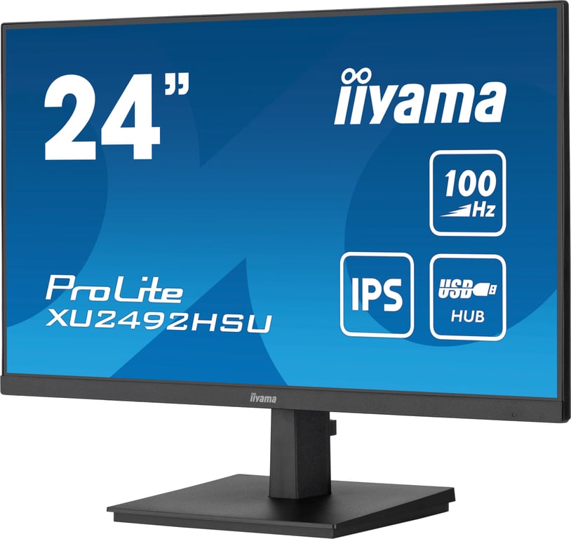 iiyama XU2492HSU B6 23.8" IPS 1920x1080100Hz 1H1DP - vue 3