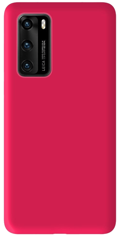 Coque silicone unie compatible Mat Rose Huawei P40