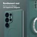 imoshion Coque Couleur avec MagSafe pour Samsung Galaxy S25 Ultra - Vert foncé