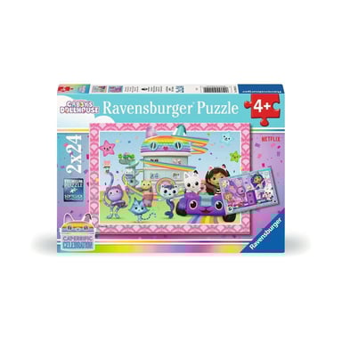 Juego de 2 Gabby's Dollhouse Puzzles de 24 piezas para niños