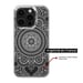 Funda de silicona - Compatible con Apple iPhone 17 - diseño mandala blanc