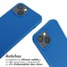 imoshion ?Coque en silicone avec cordon pour iPhone 14 - Bleu