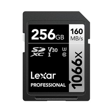 Lexar Professional 1066x 256 Go SDXC UHS-I Classe 10