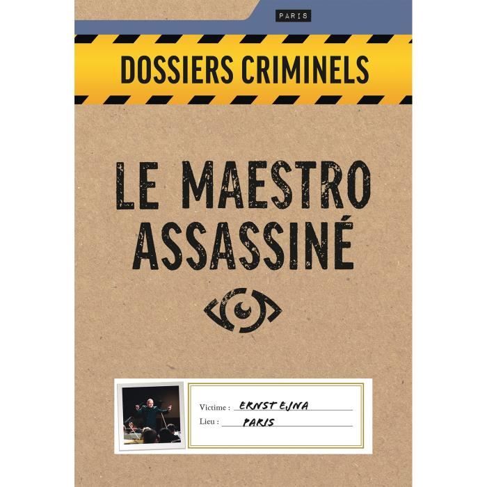 Jeu d enquête Asmodee Dossiers Criminels Le Maestro Assassiné - vue 4