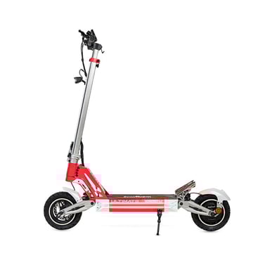 Trottinette électrique M41 TANK 1000W, autonomie 45 km, freins à disque, roues 10'', suspension, éclairage LED, pliable - rouge