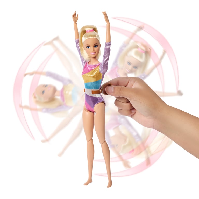 Poupée Barbie Gymnaste HRG52 – Coffret avec Plus de 10 Accessoires - vue 4