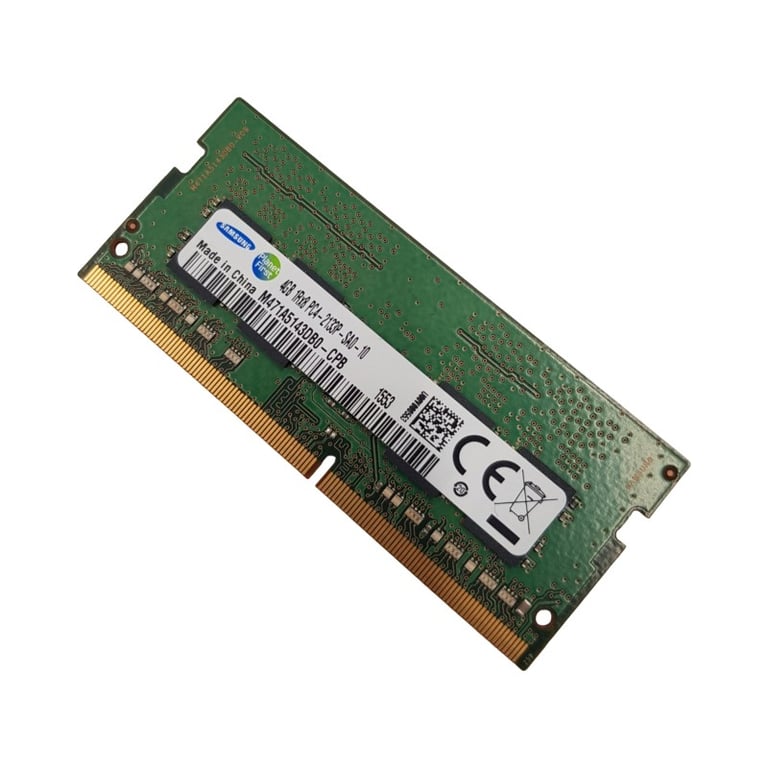 Barrette Mémoire 4Go RAM DDR4 SAMSUNG 4Go 1Rx8 PC4 SO DIMM M471A5143DB0
