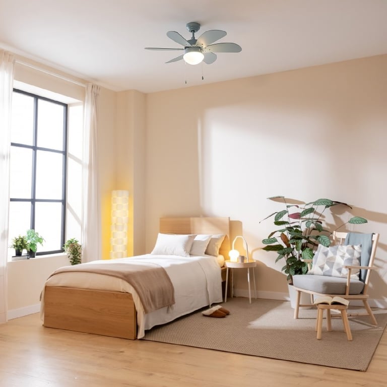 Ventilateur De Plafond Cecotec EnergySilence Aero 3600 Vision – 50W, 6 Pales, Mode Été/Hiver - vue 10