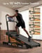 Tapis Roulant con Inclinazione Reale 0-40% ROBORE X5FD, Motore 3.0 HP Silenzioso <45dB, Maniglioni Prolungati, Pieghevole 15.5cm, Velocità 1-10 km/h, Carico Massimo 159 kg, per Allenamento Cardio in Casa e Ufficio