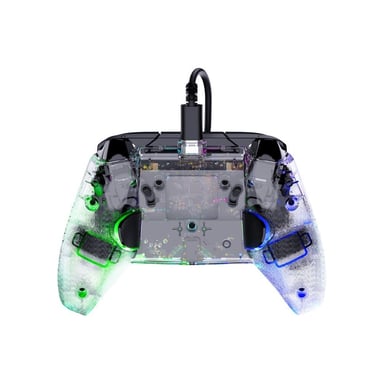 Manette filaire TURTLE BEACH Afterglow RGB Xbox et PC coque transparente USB-C USB 3 m sticks Hall effect double vibration LED multizone