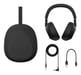 Casque Arceau Sony WH1000XM6 avec réduction active du bruit Noir
