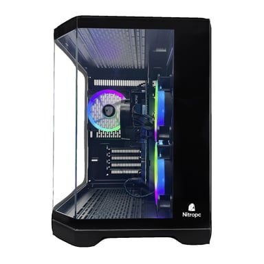 PC Gaming Nitropc Avanzado Nitro - AMD Ryzen 5 5600X, RTX 3050 8GB, RAM 16GB, M.2 1TB, Windows 11, WiFi, Negro