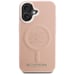 Funda Karl Lagerfeld Initial & Metal Logo MagSafe para iPhone 16, rosa