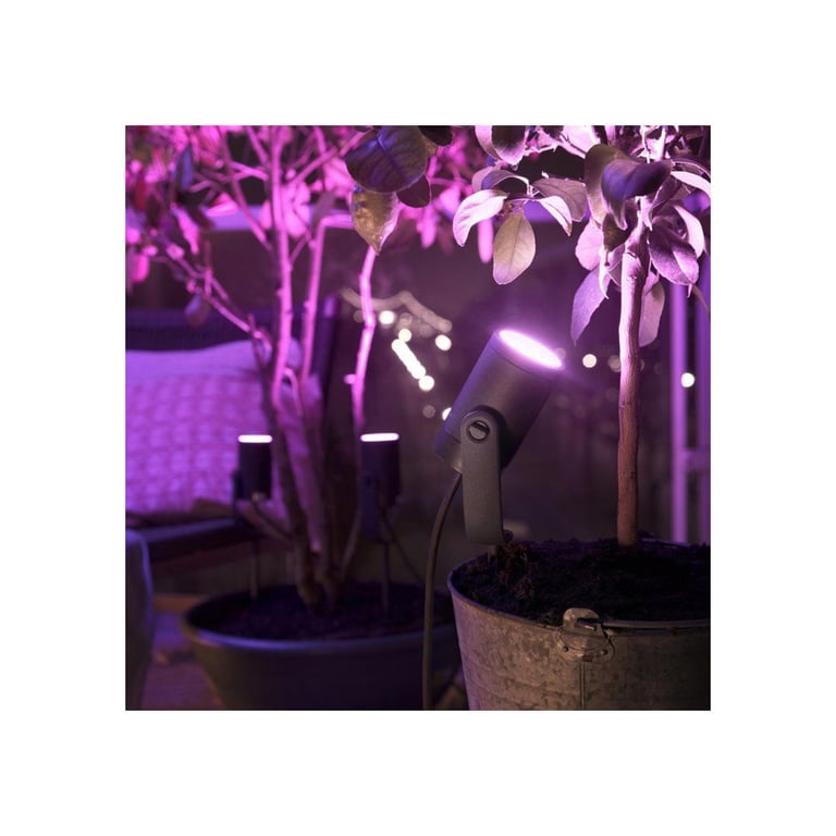 Kit de 3 Spots Extérieur Philips Hue Lily 8 W – IP65, 590 lm - vue 7