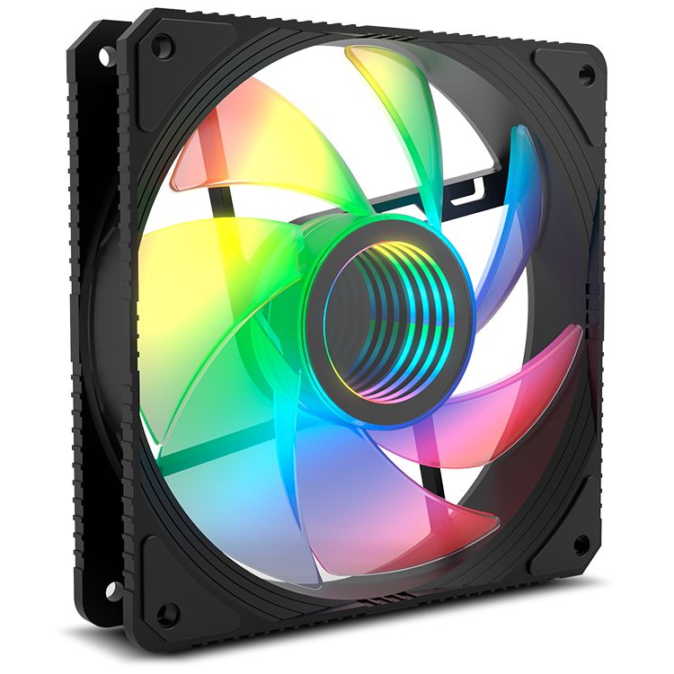 NOX FAN Boitier PC Ventilateur 12 cm Translucide 1 pièce Neuf - vue 3