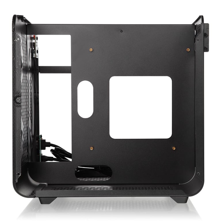 Raijintek METIS EVO TG Mini ITX Gehäuse Tempered Glass rot - vue 4