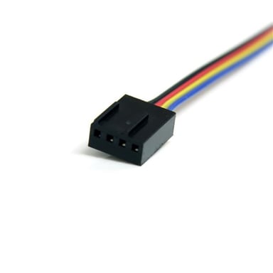 StarTech.com Cable de extensión de alimentación de ventilador de 4 clavijas 30 cm - M/F
