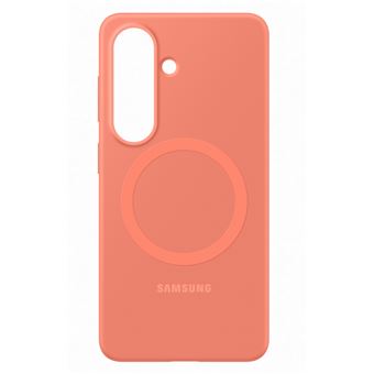 Coque en silicone Magnet Rouge corail pour Samsung Galaxy S26 - Neuf