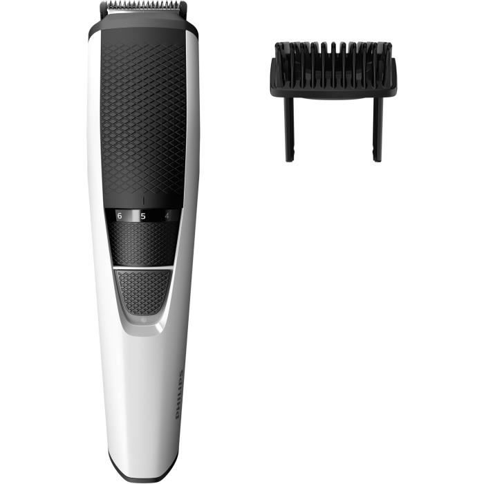 Tondeuse Cheveux & Barbe Philips BT3206/14 - Sabot Hair Lift&Trim, Lames Inoxydables, 10 Hauteurs de Coupe, Utilisation Sans Fil - Neuf