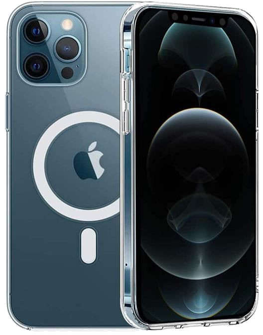 Coque Silicone Aimant pour IPHONE 13 Pro Max Magnetique Magsafe Transparente