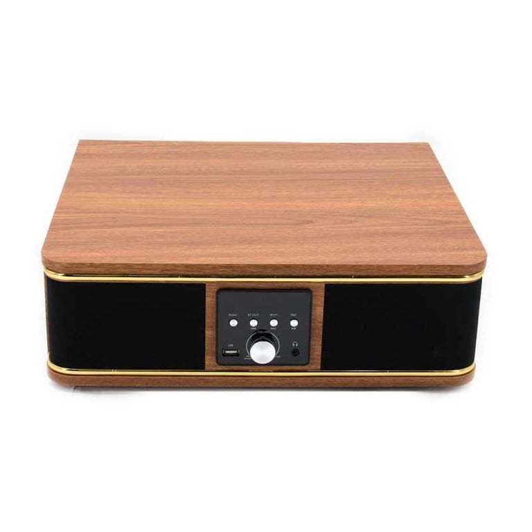 Platine Vinyle Halterrego Boston – Haut-parleurs Intégrés, 3 Vitesses, Bluetooth - vue 4