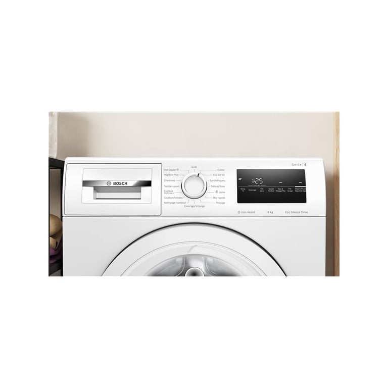 BOSCH Lave linge frontal 60 cm 8 Kg essorage 1200 trmn WAN24228FR - vue 7