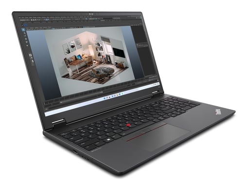 Lenovo ThinkPad P16v Intel Core Ultra 9 185H Mobile Workstation 40,6 cm (16'') WUXGA 32 Go DDR5-SDRAM 1 To SSD NVIDIA RTX 3000 Ada Wi-Fi 6E (802.11ax) Windows 11 Pro Nero