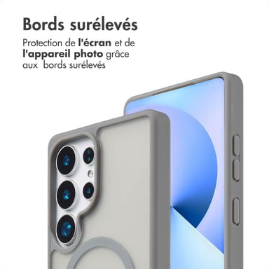 imoshion Coque Color Guard avec MagSafe pour Samsung Galaxy S25 Ultra - Gris