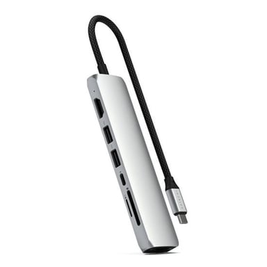 Hub USB-C Slim Multiport 7-in-1 Ethernet 1Gbit Potenza erogata 100W