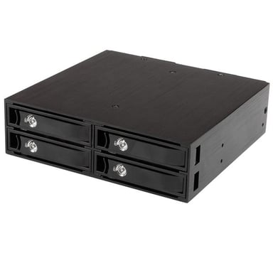 StarTech.com Backplane pour 4 disques durs SAS/SATA de 2,5  - Rack mobile 4x HDD / SSD avec échange à chaud - Neuf