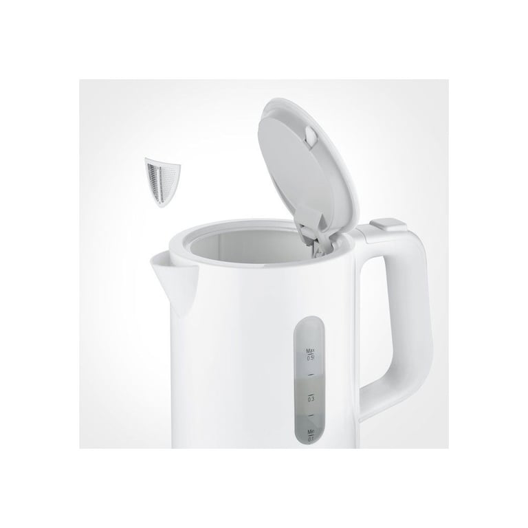 Bouilloire électrique sans fil Severin WK3462 0,5 L 1100 W Blanc protection anti-surchauffe 115/230 V - Neuf
