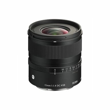 DC Contemporary 15 mm f/1.4-16 - Objectif à focale fixe Sigma pour Canon RF, Noir