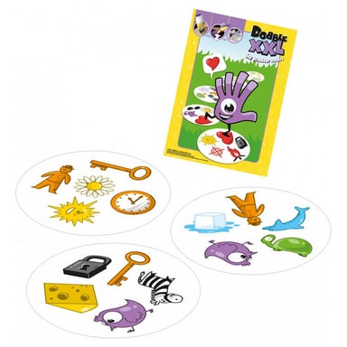 Dobble XXL - El juego de cartas gigante para divertirse al aire libre