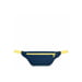 Bolso de cintura EASTPAK Page EK69EA45 Blocked Navy con bolsillo con cremallera y ribete amarillo