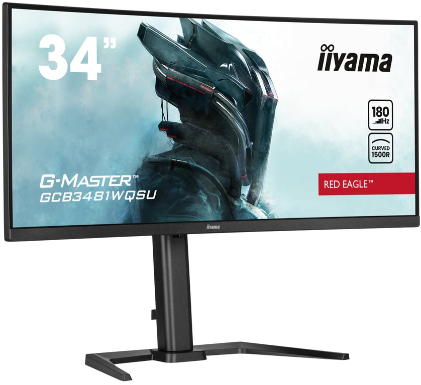iiyama Eagle G Master GCB3481WQSU B1 34" LED UWQHD 180Hz FreeSync Premium Curvo - vue 2