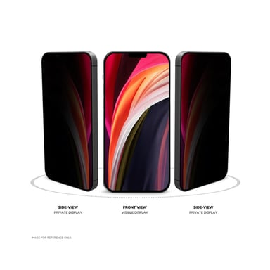 EIGER Mountain Glass protezione dello schermo 2.5D per iPhone 13 Mini Nero + kit di pulizia