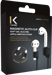 Cinturino in morbido silicone gel con clip magnetica per AirPods/ AirPods Pro, nero satinato