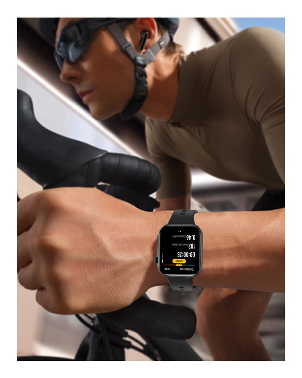 Honor InfoWear Watch 2i 4,7 cm (1.85 ) AMOLED 49.7 mm Numérique 390 x 450 pixels Écran tactile Noir - Neuf