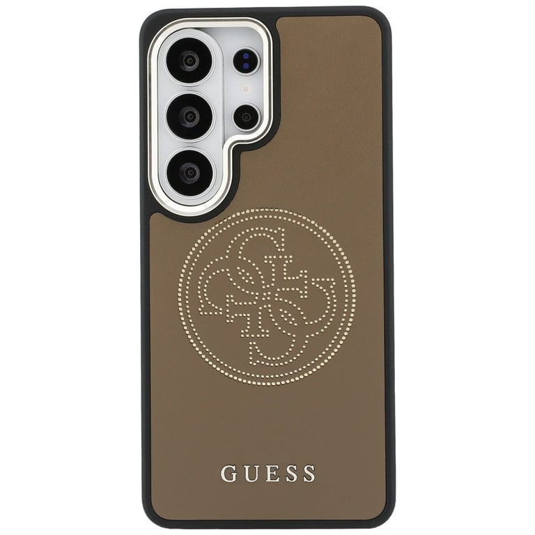 Guess Étui Perforated Logo MagSafe pour Samsung Galaxy S26 Ultra Marron - vue 3